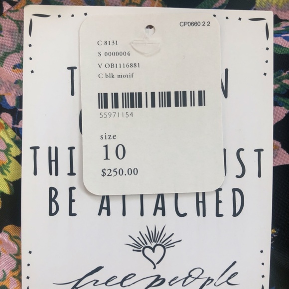 Free People Valentina Dress - NEW w/ TAG - Size 10 - Picture 3 of 7